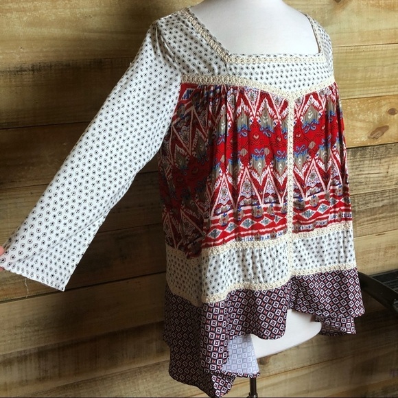 Freeway Brand Boho Top,NWT - Picture 3 of 10